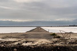 Salzgewinnung bei Abendlicht von Mel van Schayk
