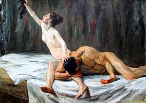 Allegorie von Max Liebermann, Samson und Delilah - 1902