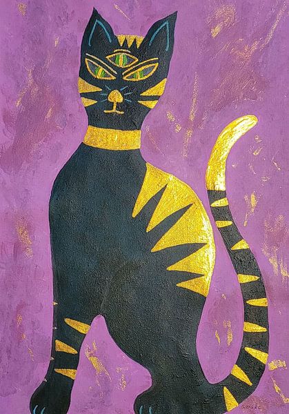Goddelijke kat van Sandra Steinke