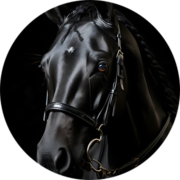 zwart paard van PixelPrestige