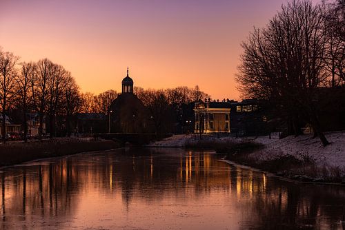Zonsopkomst tussen de Oostkerk en de Koepoort 2