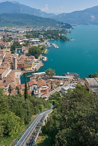 View of Riva del Garda by Heiko Kueverling