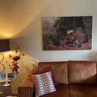 Klantfoto: Kippenboerderij, Carl Jutz, als ArtFrame
