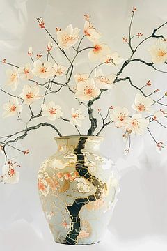 Fleur dans le vase sur haroulita