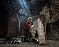 Batik in the barn