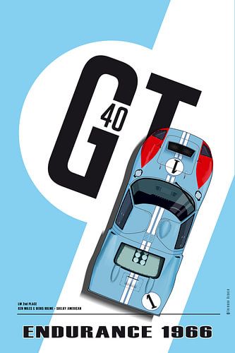 Ford GT40 Miles-Hulme LM 1966