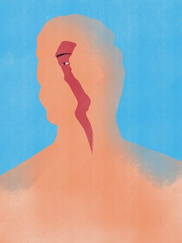 Elektrischer Silhouettenblick