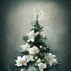 Flowery Christmas Tree by treechild .