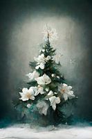 Flowery Christmas Tree