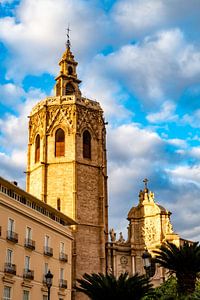 El Miguelete Glockenturm der Kathedrale von Valencia Spanien