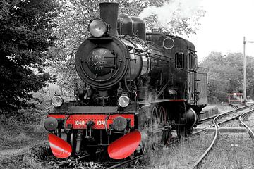 Dampflokomotive Grundfarben