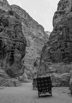 Travel in Petra by Jeroen Bussers