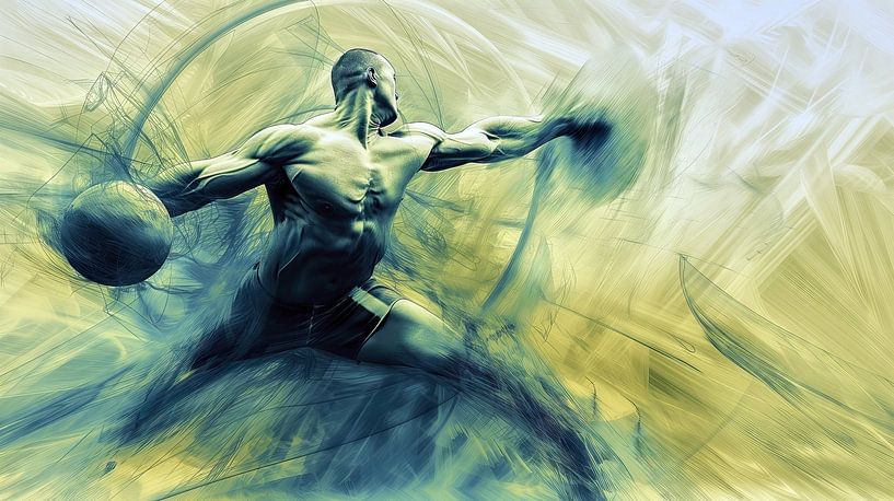 Kraftvolle Bewegung von Frank Heinz