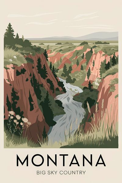 Montana van Poster Art Shop