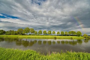 Landschap aan de Weser van Tanja Voigt