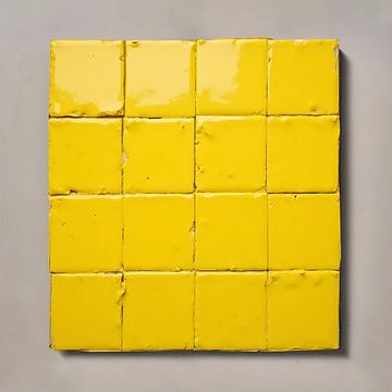TW Living - MODERN ART - TILES AND TEGELS yellow van TW living