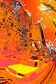Digital-Art NYC Times Square I by Melanie Viola