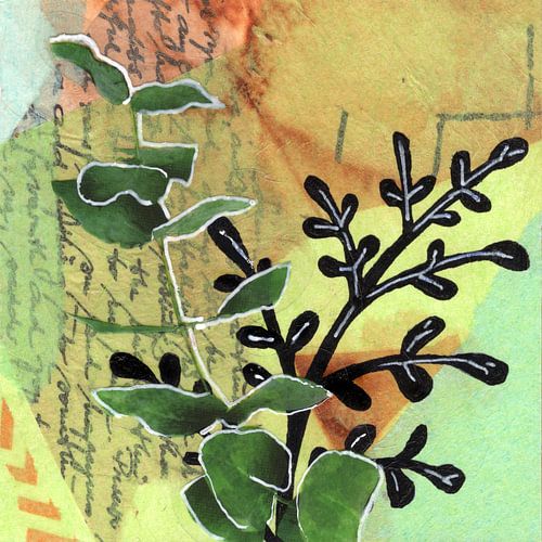 artistieke achtergrond collage