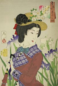 Tsukioka Yoshitoshi - In The Mood for a Walk (Yuho ga shitaso)