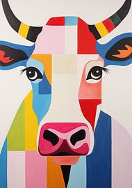 Kuh abstrakt von KoeBoe