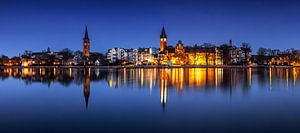 Berlin - Köpenick Altstadt Panorama zur blauen Stunde