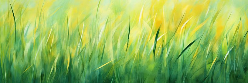 Abstract surreal grass background by Art Bizarre