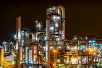 petrochemische industrie op de Maasvlakte Rotterdam.