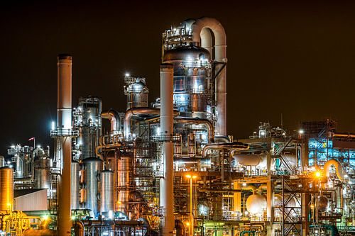 l'industrie pétrochimique sur le Maasvlakte Rotterdam.