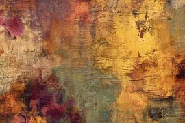 Herbstfarben Komposition - Starke Malerei von Joriali Abstrakte Kunst