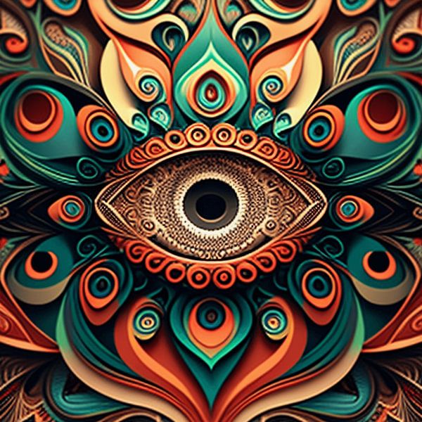 Œil psychédélique par Vythryd Arts
