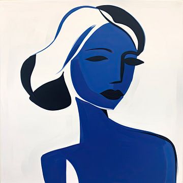 Abstraktes Blau von ARTEO Gemälde
