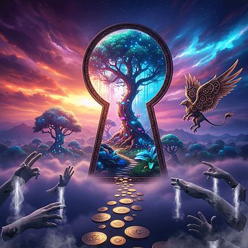 Dream Beyond Reality – Surrealism Wall Art by Aden Pink Galerry
