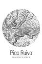 Pico Ruivo | Topographie de la carte (minimum) par ViaMapia Aperçu