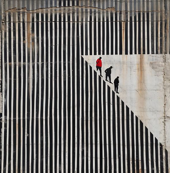 Emotion von fernlichtsicht