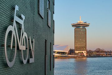 Geteilte Ansicht des A'dam-Turms in Amsterdam von Dushyant Mehta