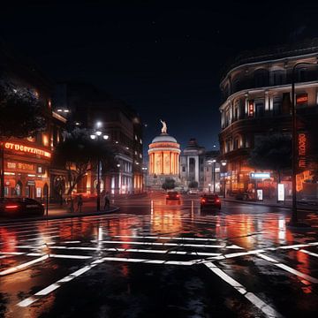 Rome at night by The Xclusive Art