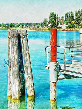 The End Of The Pier Castiglione Del Lago by Dorothy Berry-Lound