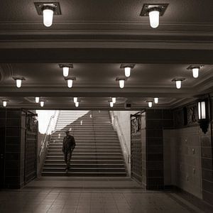 Station de métro à Hohenzollernplatz à Berlin Wilmersdorf
