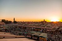 Coucher de soleil à Marrakech