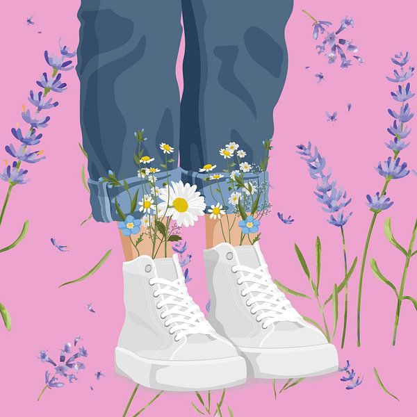 Happy Feet van Moonheart Artworks