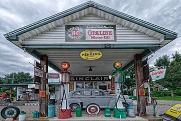 Tankstation op Route 66 van Tilly Meijer