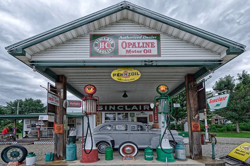 Tankstelle an der Route 66 von Tilly Meijer