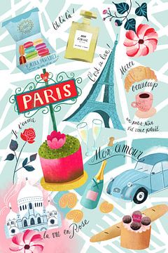 Parijs Sucre Sacre Coeur van uta krogmann