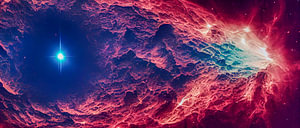 Explosion der Erde,Illustration