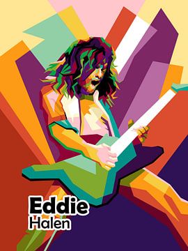 Der beste Gitarrist im Pop-Art-Poster von miru arts