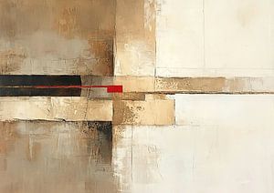 Red Stripe | Red Line Abstract