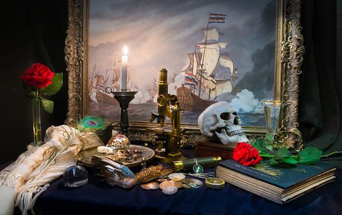 Kaars en Rozen van Cornelisz van de Beste