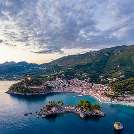 Aerial photo Parga, Greece by Liset Verberne