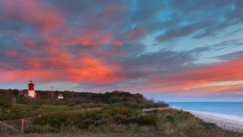 Nauset Light Leuchtturm, Cape Cod, Massachusetts von Henk Meijer Photography