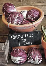 Raddichio Rustieke Vertoning van Dorothy Berry-Lound